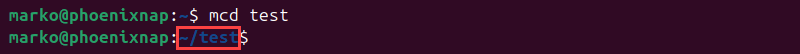 Testing a Bash function.