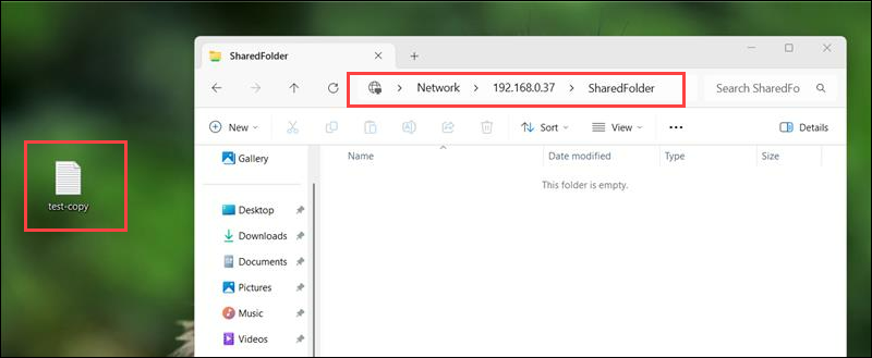 Remote SMB session