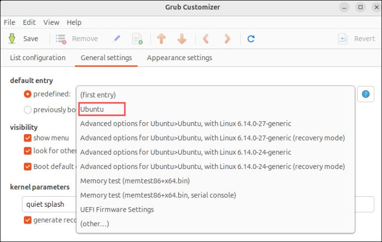 Install GRUB Customizer on Ubuntu