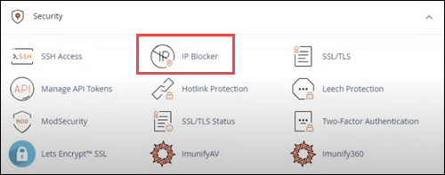 IP Blocker on cPanel