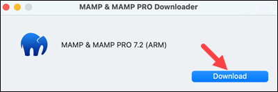 Download necessary files for MAMP installation.