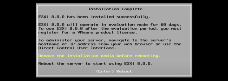 VMware ESXi: Installation and Setup
