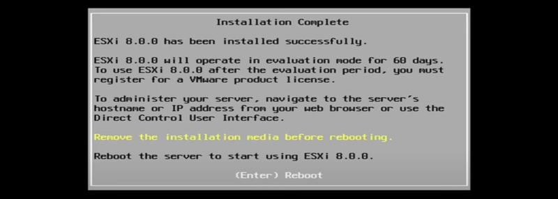 The Installation Complete dialog.