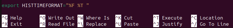 Make settings permanent terminal output