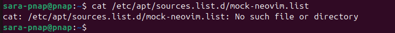 cat /etc/apt/sources.list.d/mock-neovim.list terminal output