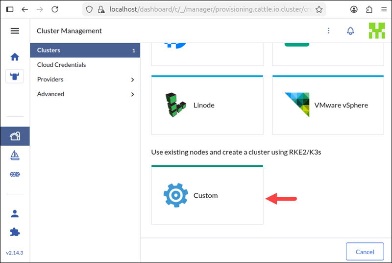Creating a custom Kubernetes cluster using K3s.