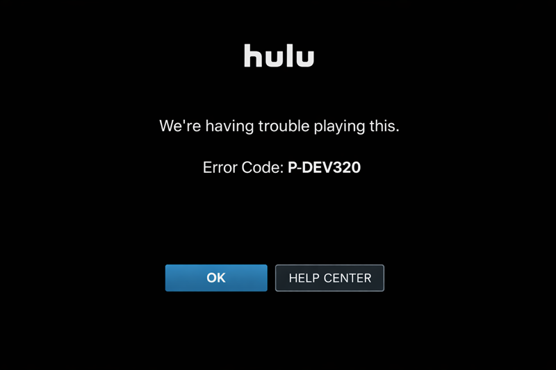 Hulu 496 error