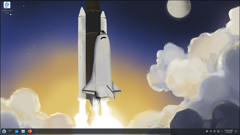 KDE vs. GNOME: default KDE Plasma look on Fedora 43.