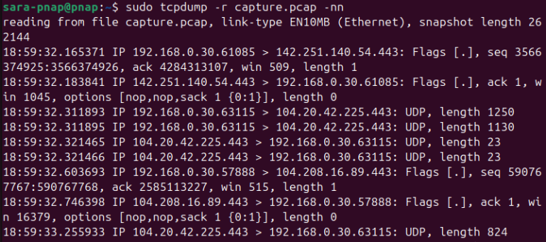 tcpdump Command Explained with Examples