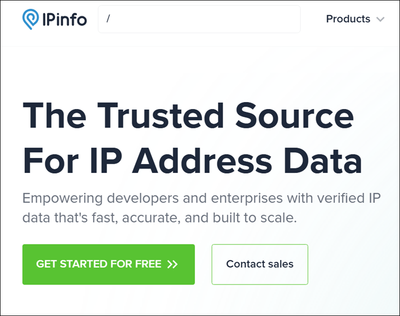 IPInfo tool