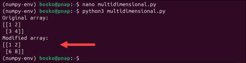 Using numpy.where() with multidimensional arrays.