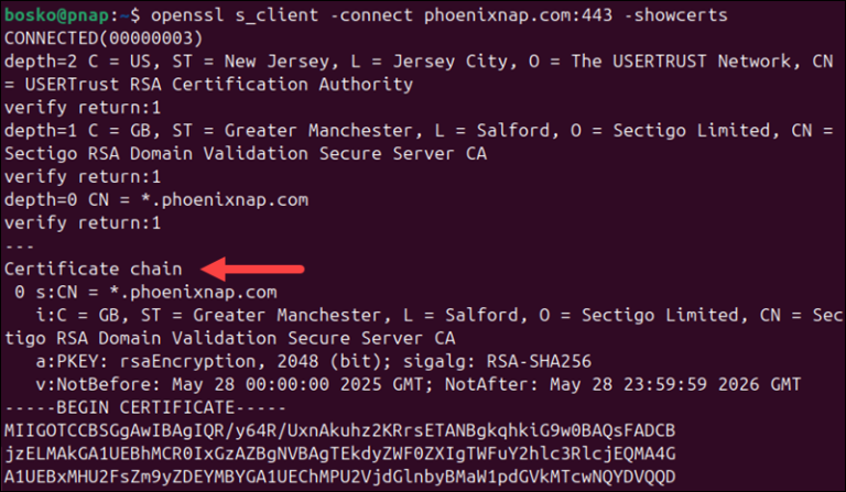 Ssl Chain Example OpenSSL s_client: How to Test SSL Connectivity