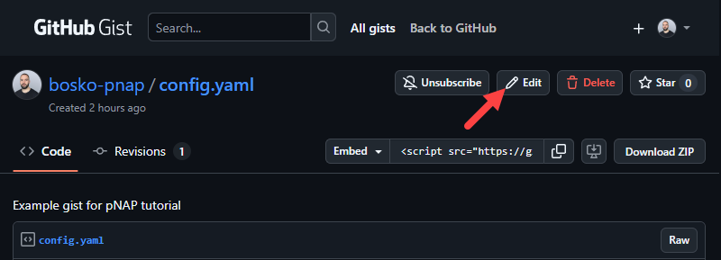 Edit a gist on GitHub.