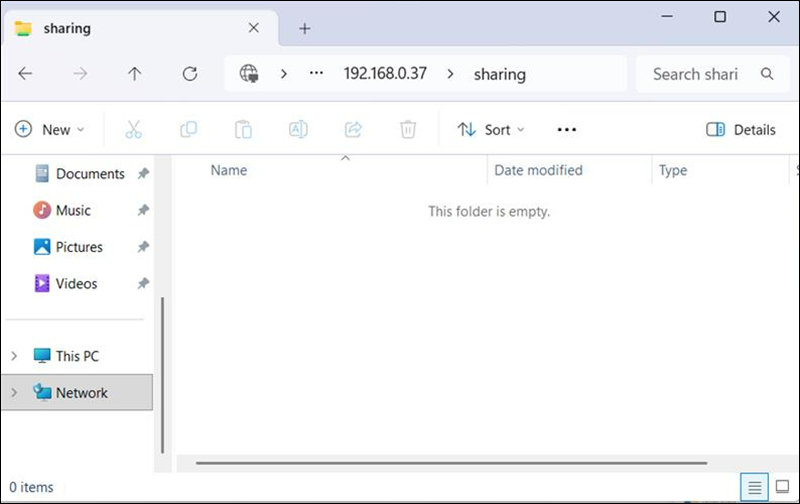 Samba share appear in File Explorer