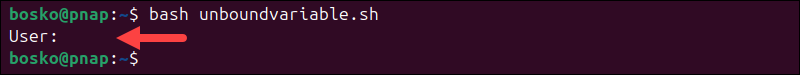 Unbound variable example.