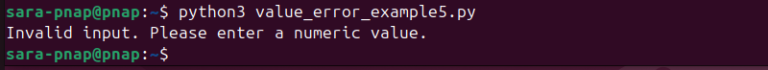 Python ValueError Exception Handling Explained