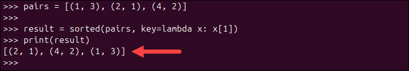 Sort a list of tuples.