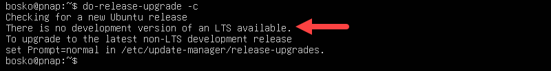 Checking for available upgrades to Ubuntu.