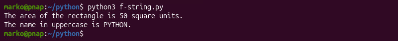 An example of inline evaluation.
