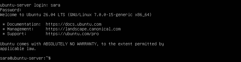 Ubuntu Server environment