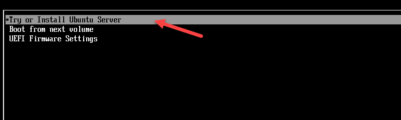 The Ubuntu GRUB menu