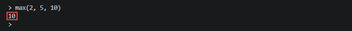 Max function example in Terraform.