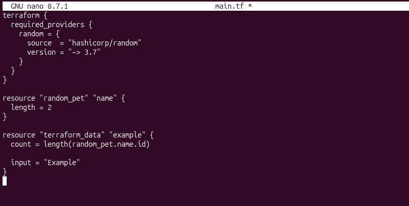 Terraform configuration using a resource attribute known only after apply in the count meta-argument