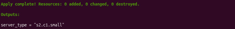 Terraform bool statement evaluation output