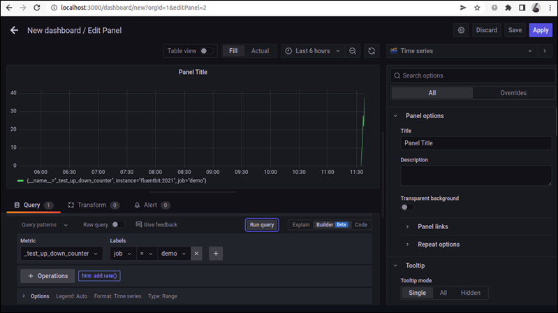 Fluentd audit logging.