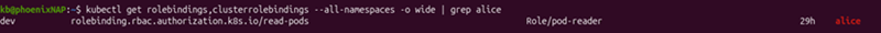 search bindings by subject terminal output