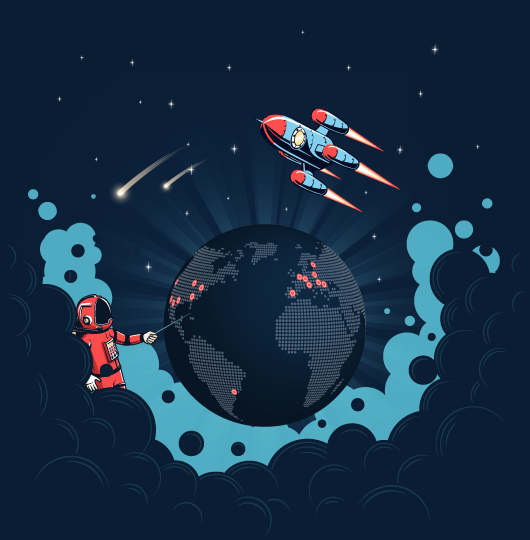 Standorte von Data Center Netzwerkdienste